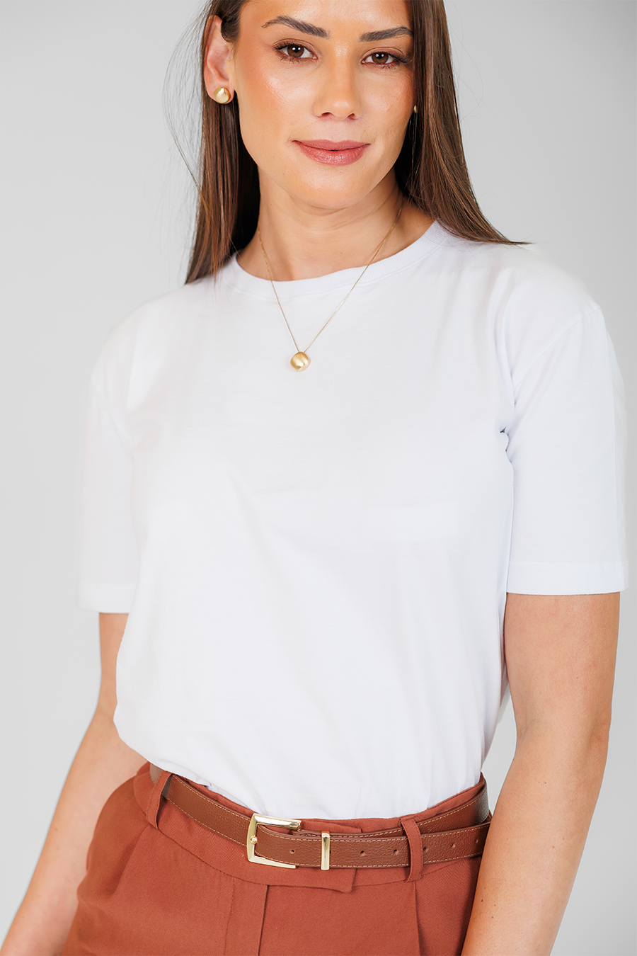 Camiseta Karine Branca