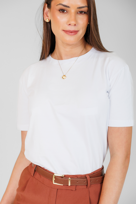 Camiseta Karine - Branca