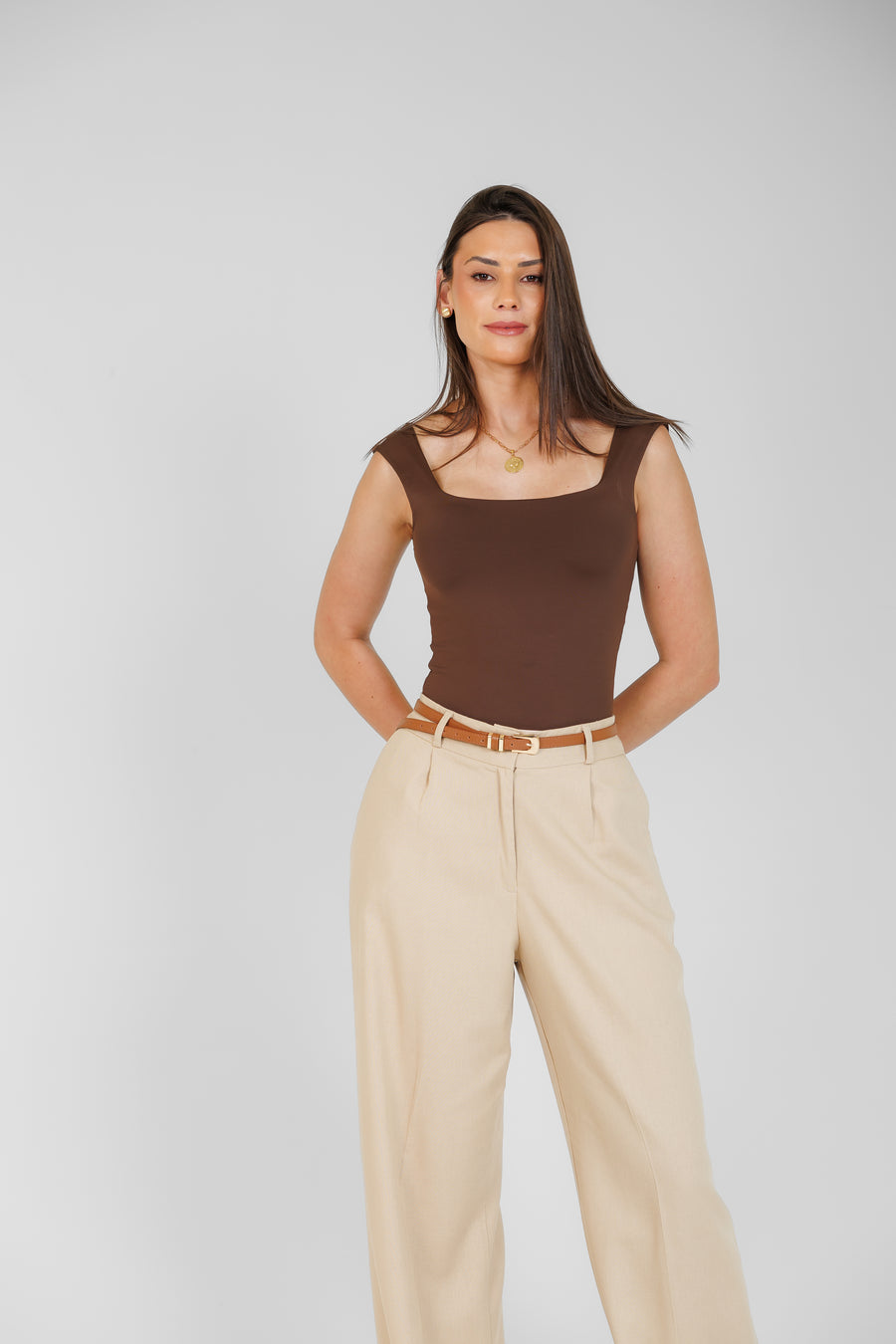 Blusa Marcella Café