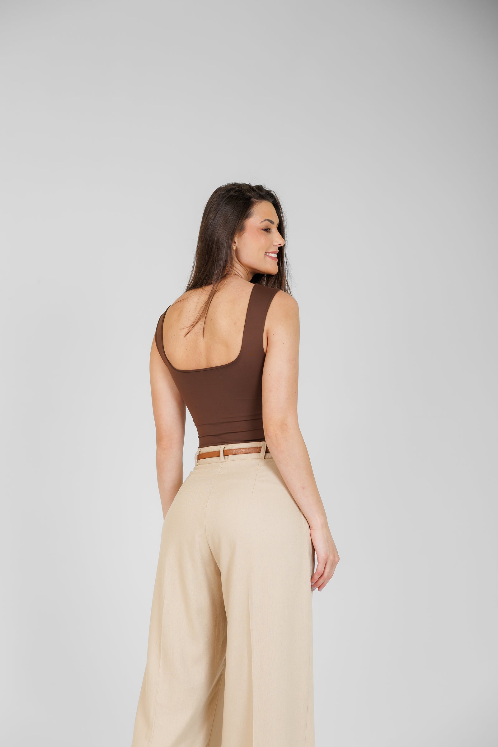 Calça Catarina Caqui