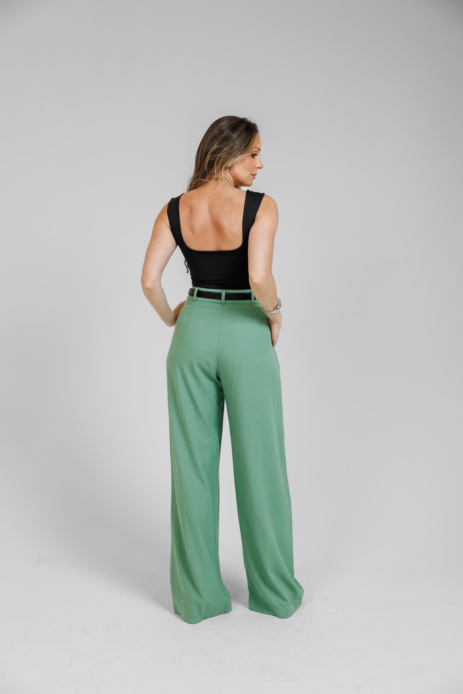 Calça Catarina Verde Sálvia