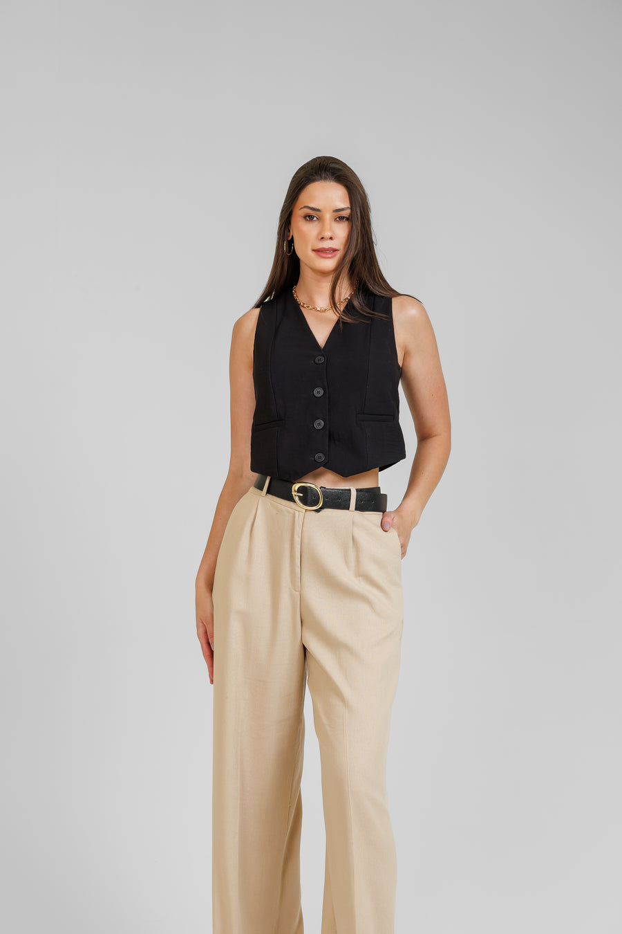 Calça Catarina Caqui