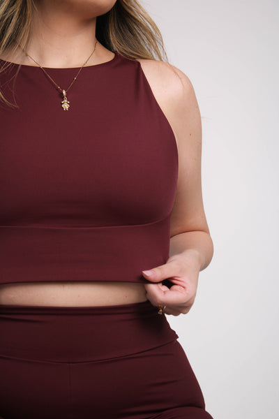 Top Denise - Power Skin™ - Marsala