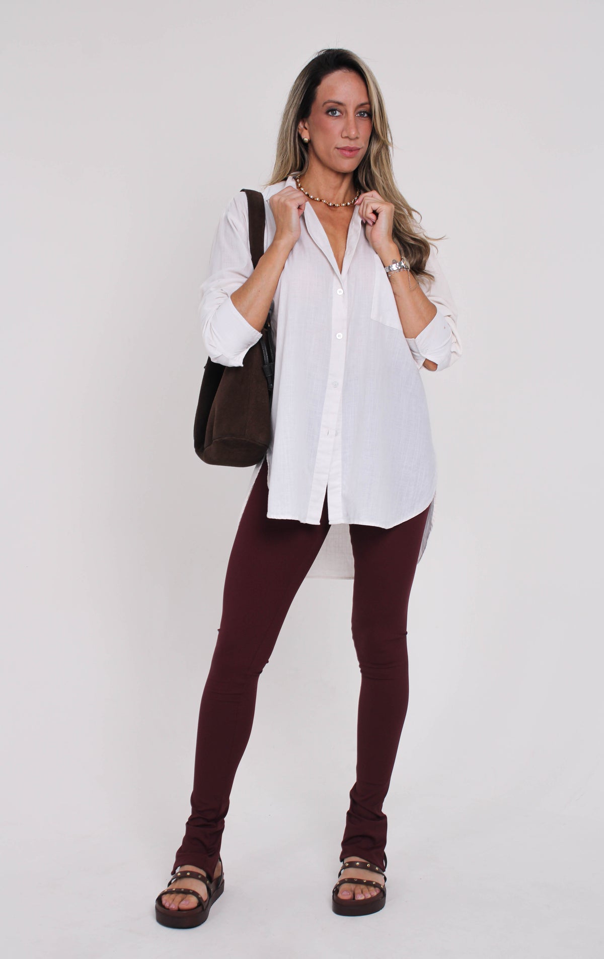 Legging Rafaela - Power Skin™ - Marsala