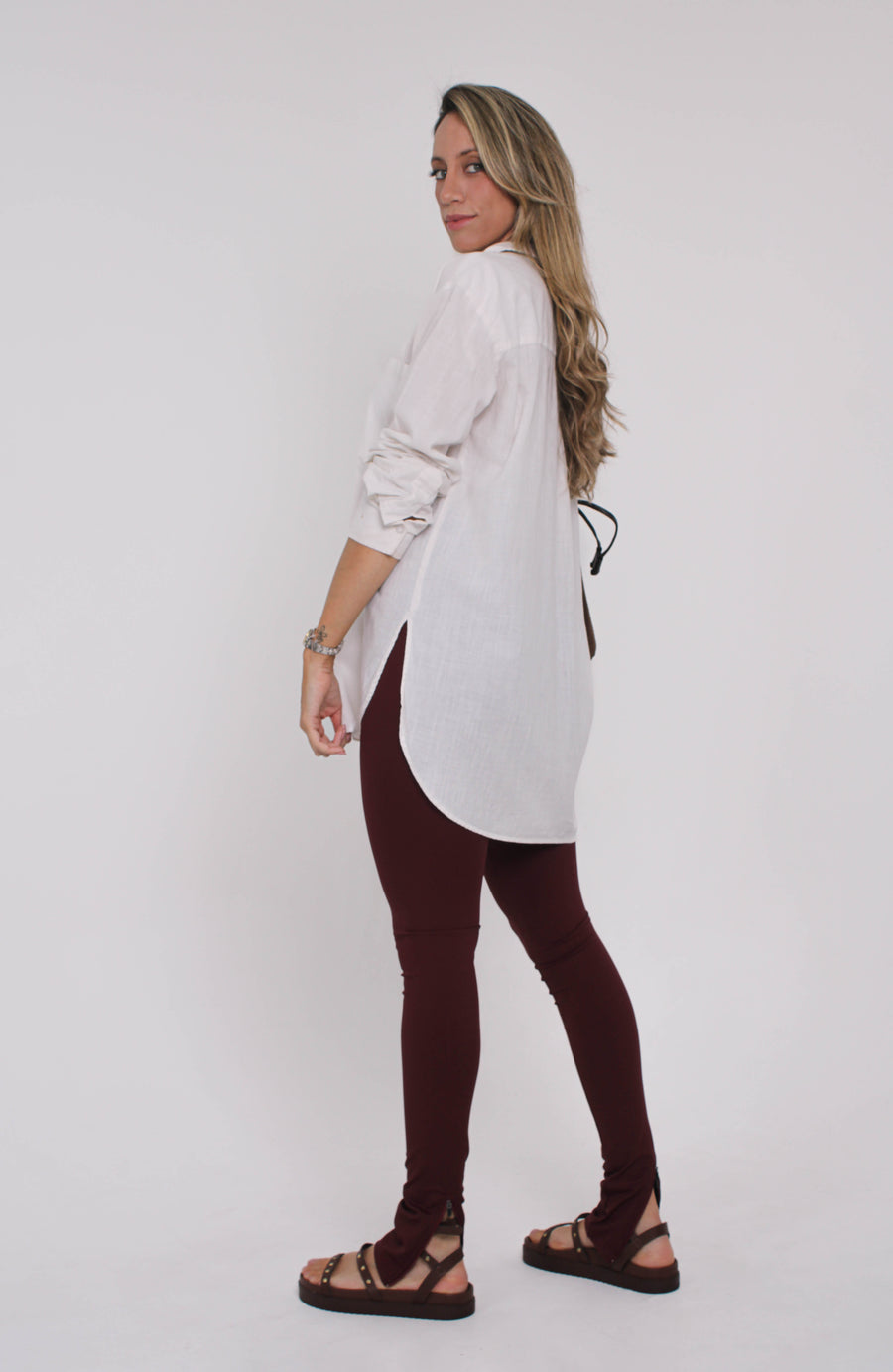 Legging Rafaela - Power Skin™ - Marsala