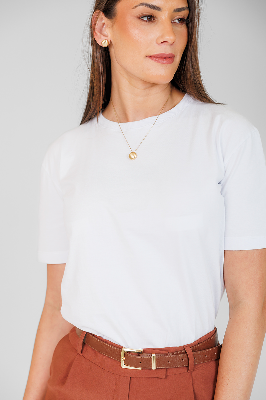 Camiseta Karine Branca