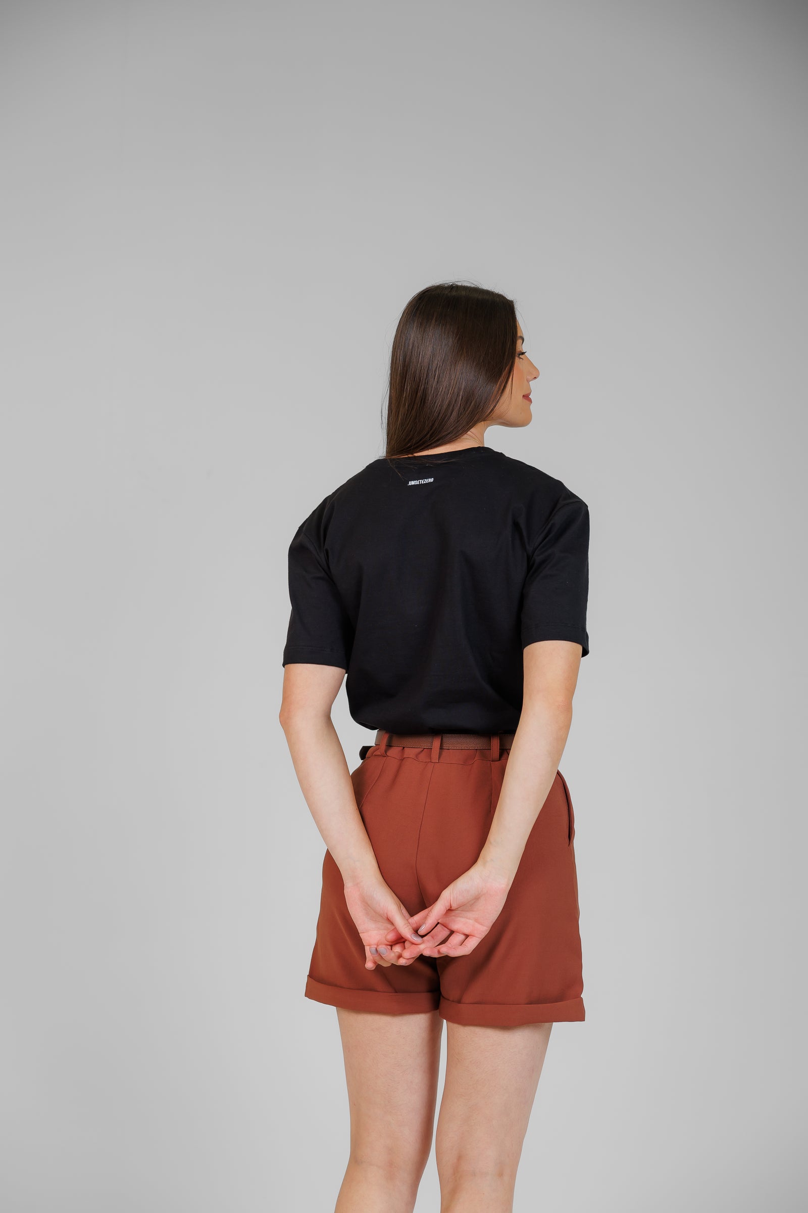 Camiseta Karine Preta "Mulherão"