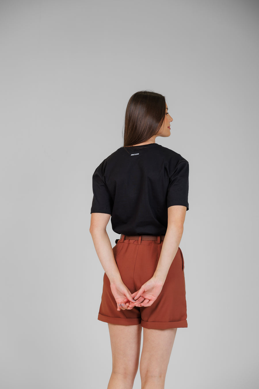 Camiseta Karine Preta "Mulherão"