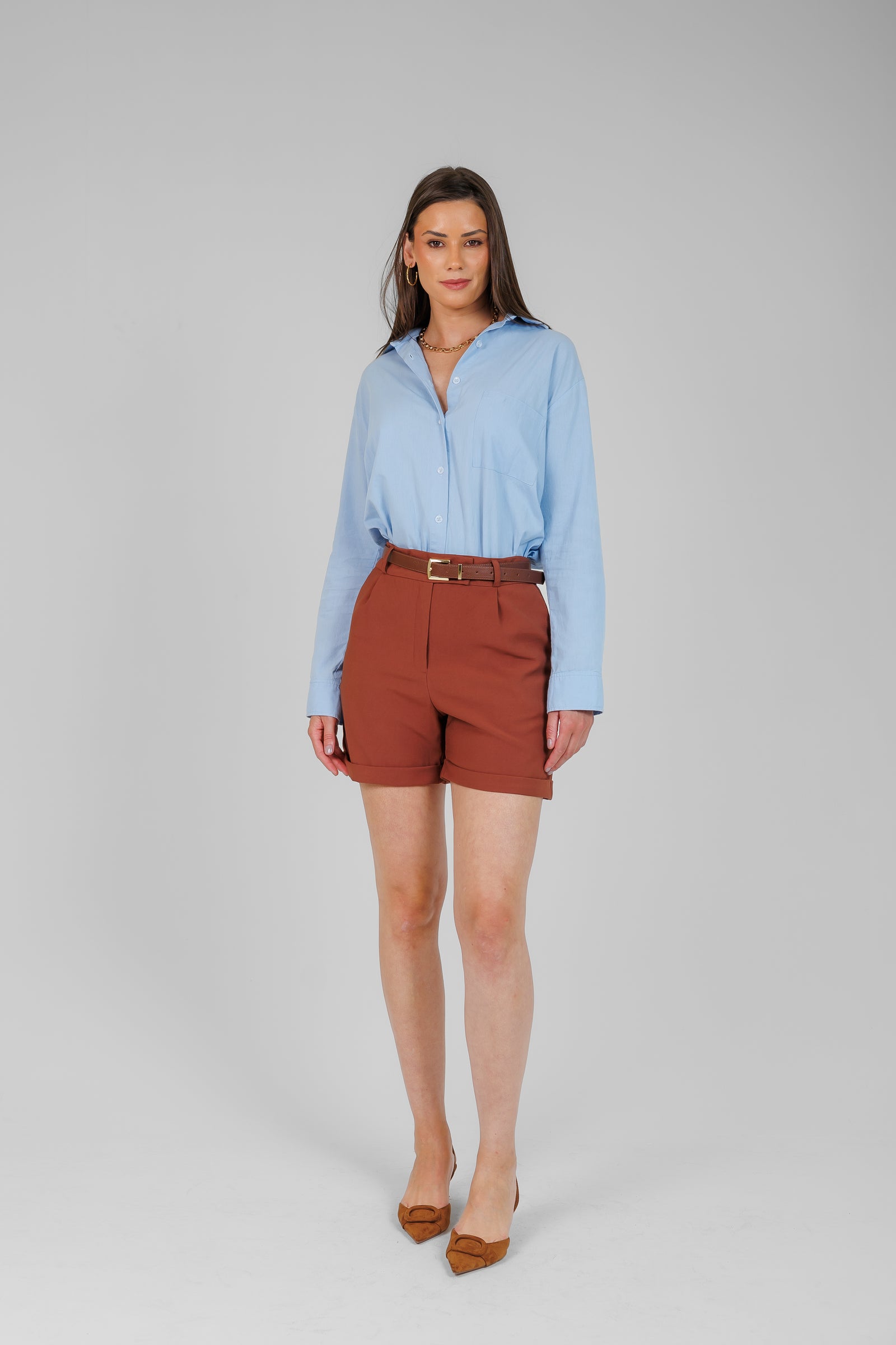 Short Barbara - Marrom Chocolate