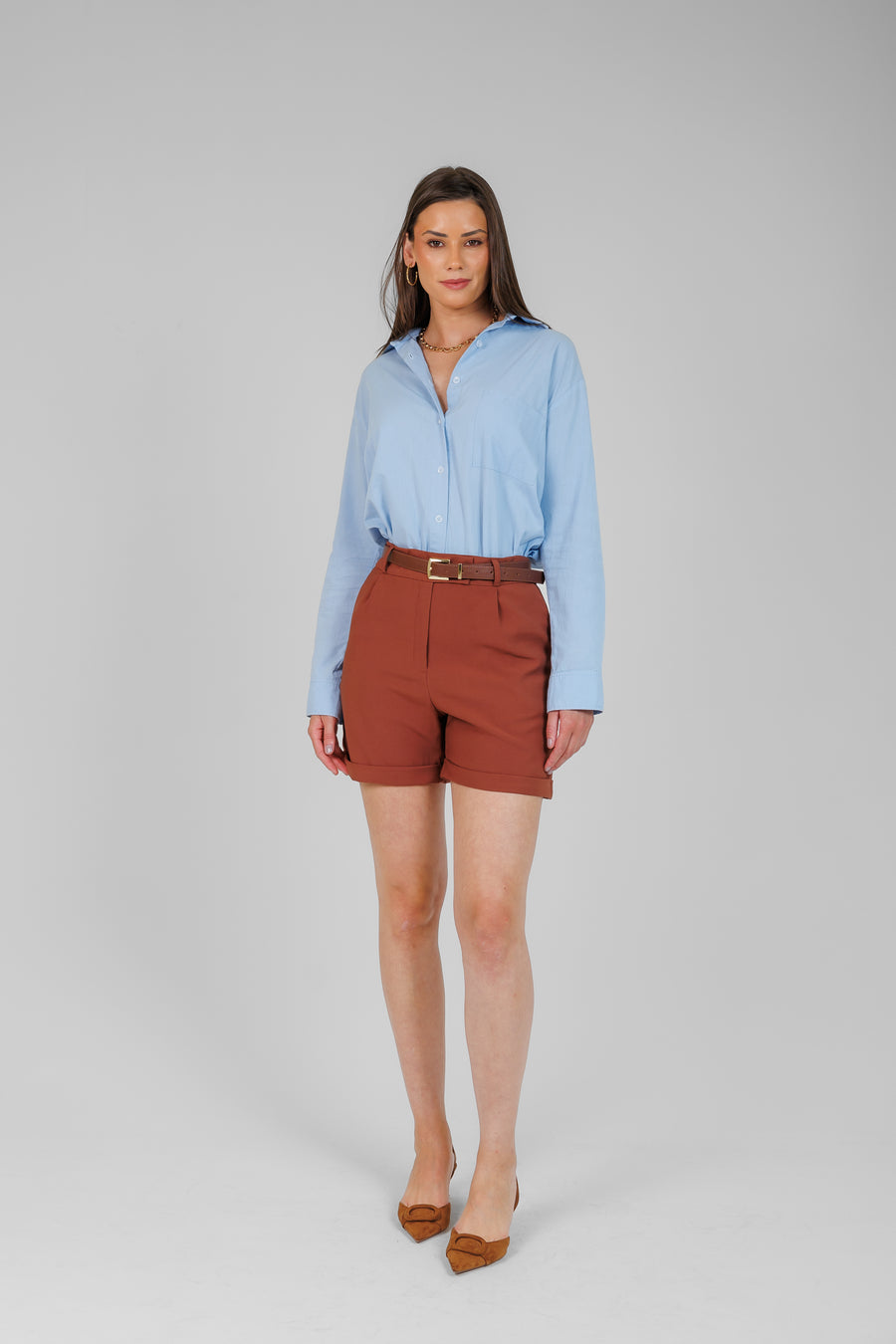 Short Barbara - Marrom Chocolate