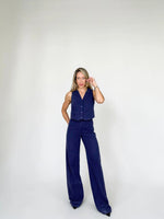 Calça Giulia - Risca de giz