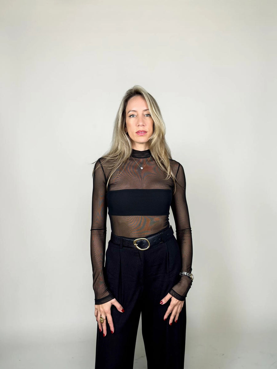 Blusa Ana - Preta (pré-venda)