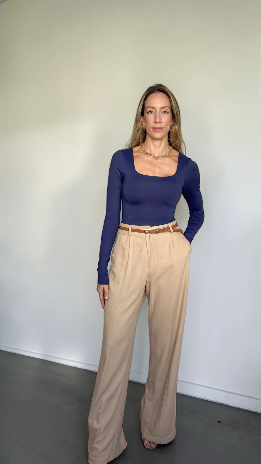 Blusa Stefanie - Azul Marinho