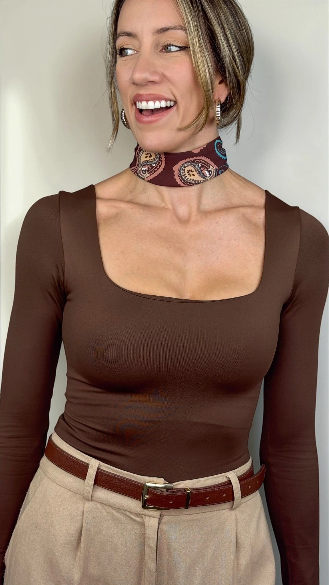 Blusa Stefanie - Café