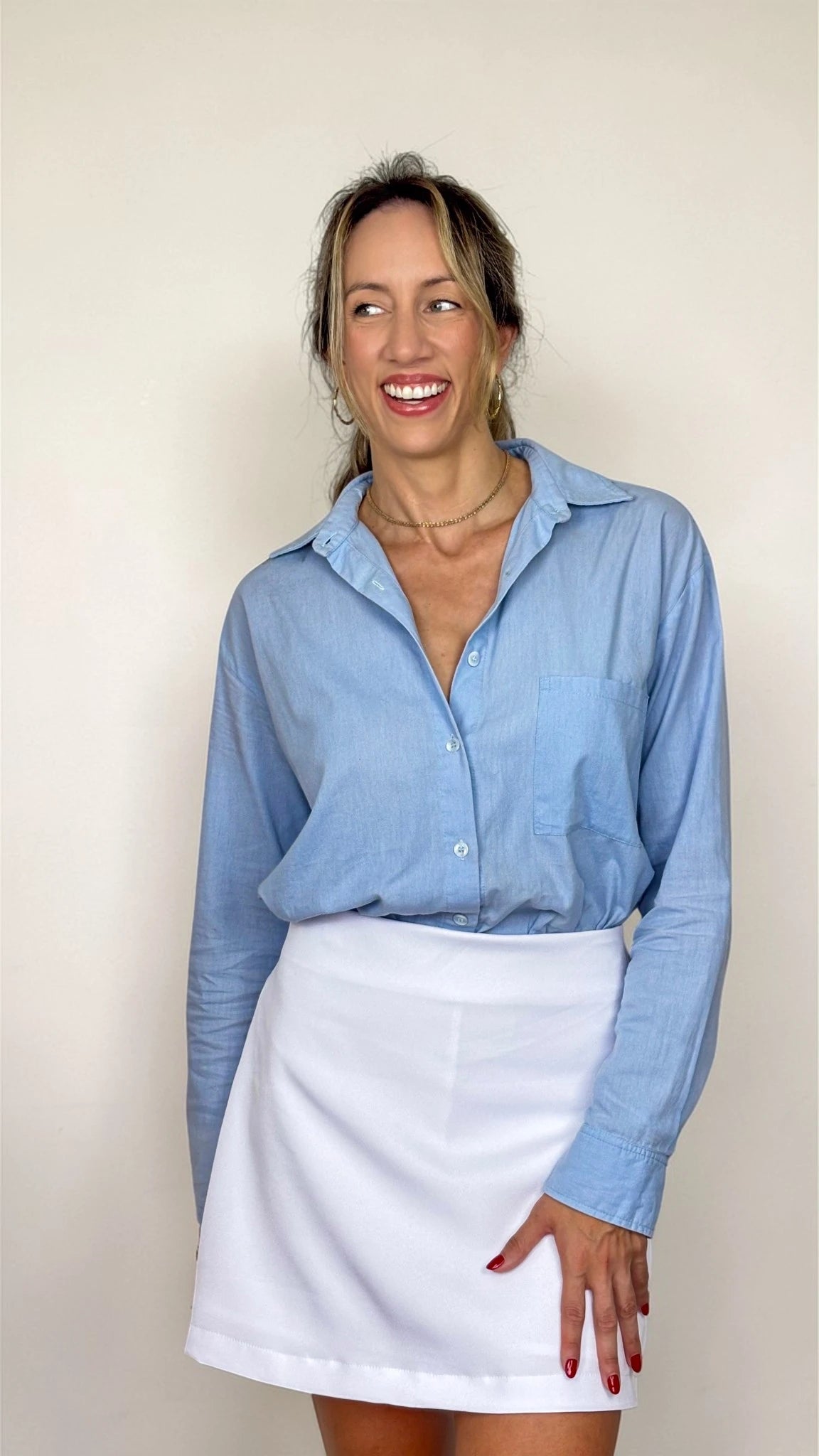 Saia Amanda - Branca