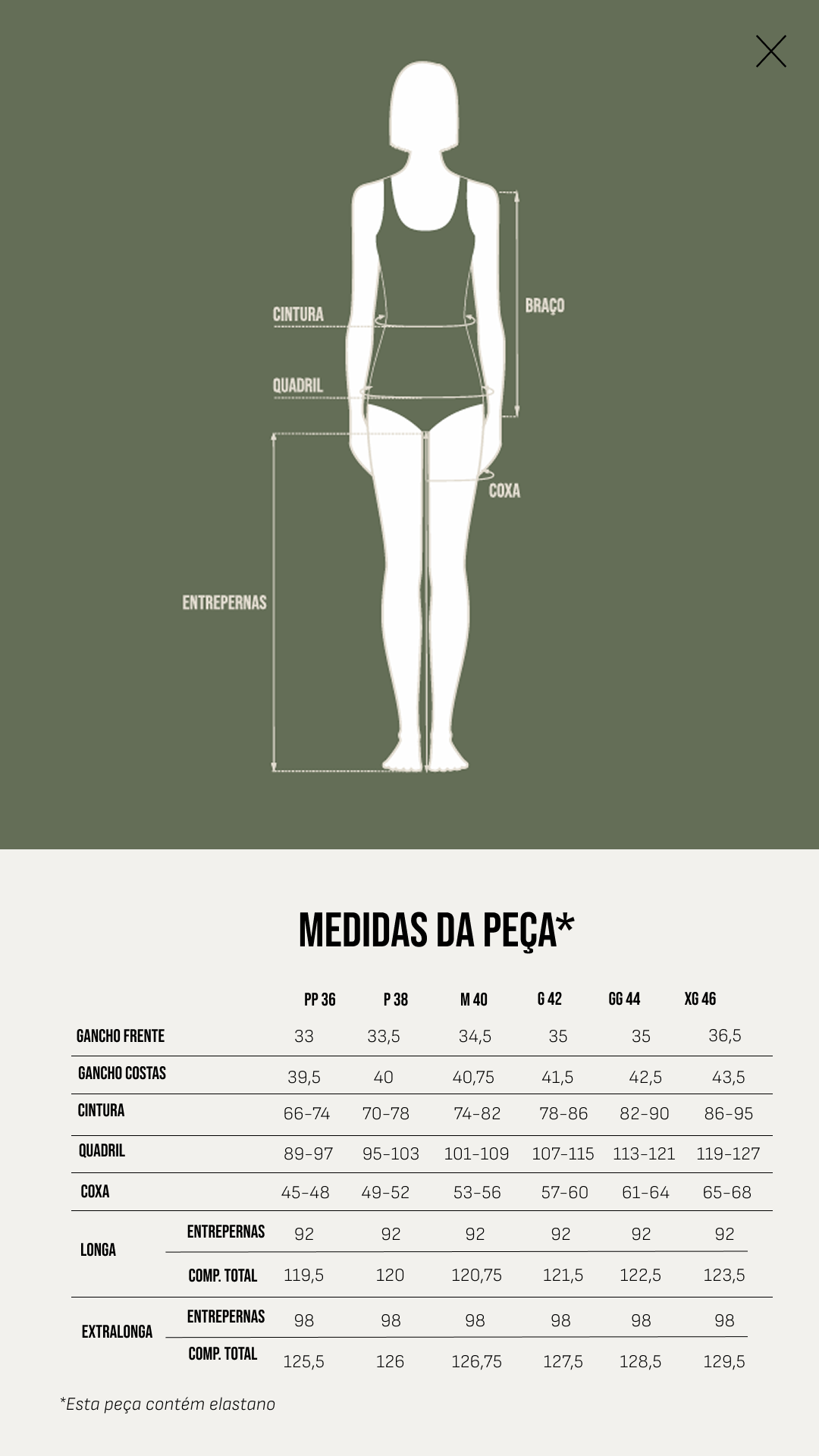 Tabela de Medidas - *PRÉ-VENDA* Jeans Bootcut Daniela
